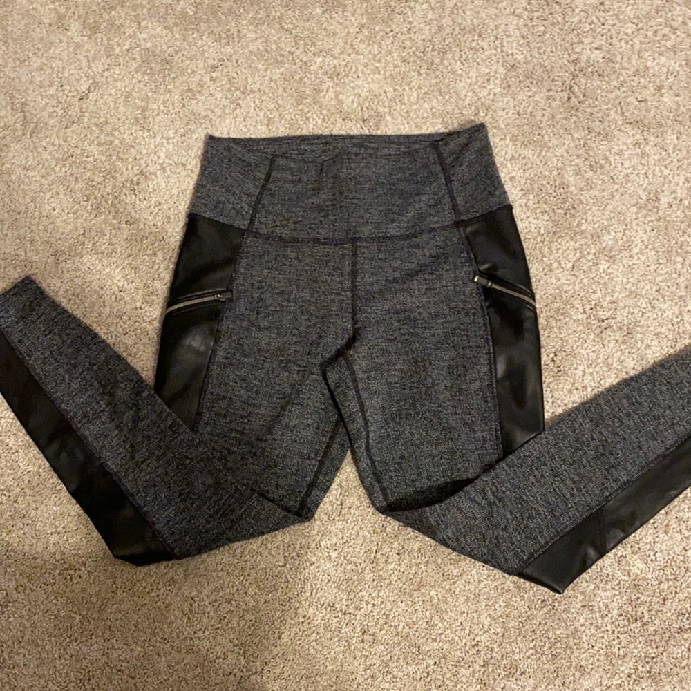 Athleta Moto leggings faux leather